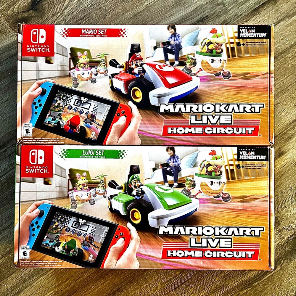Nintendo Switch | Mario Kart Home Circuit Bundle | Mario and Luigi Sets